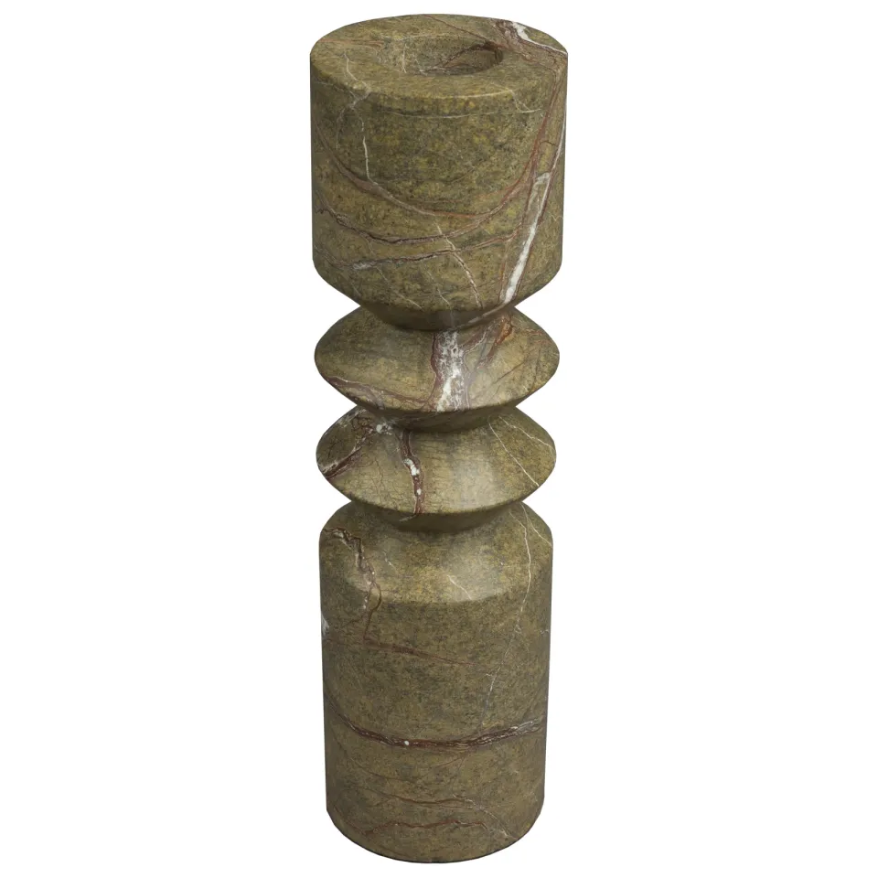 Dutchbone Satpura kandelaar marmer Bruin