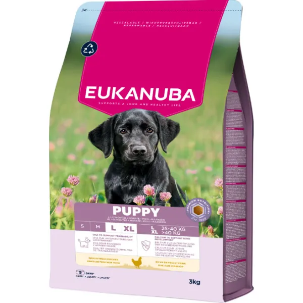 Eukanuba Life Care Dog Puppy Large kip hondenvoer, foto 2