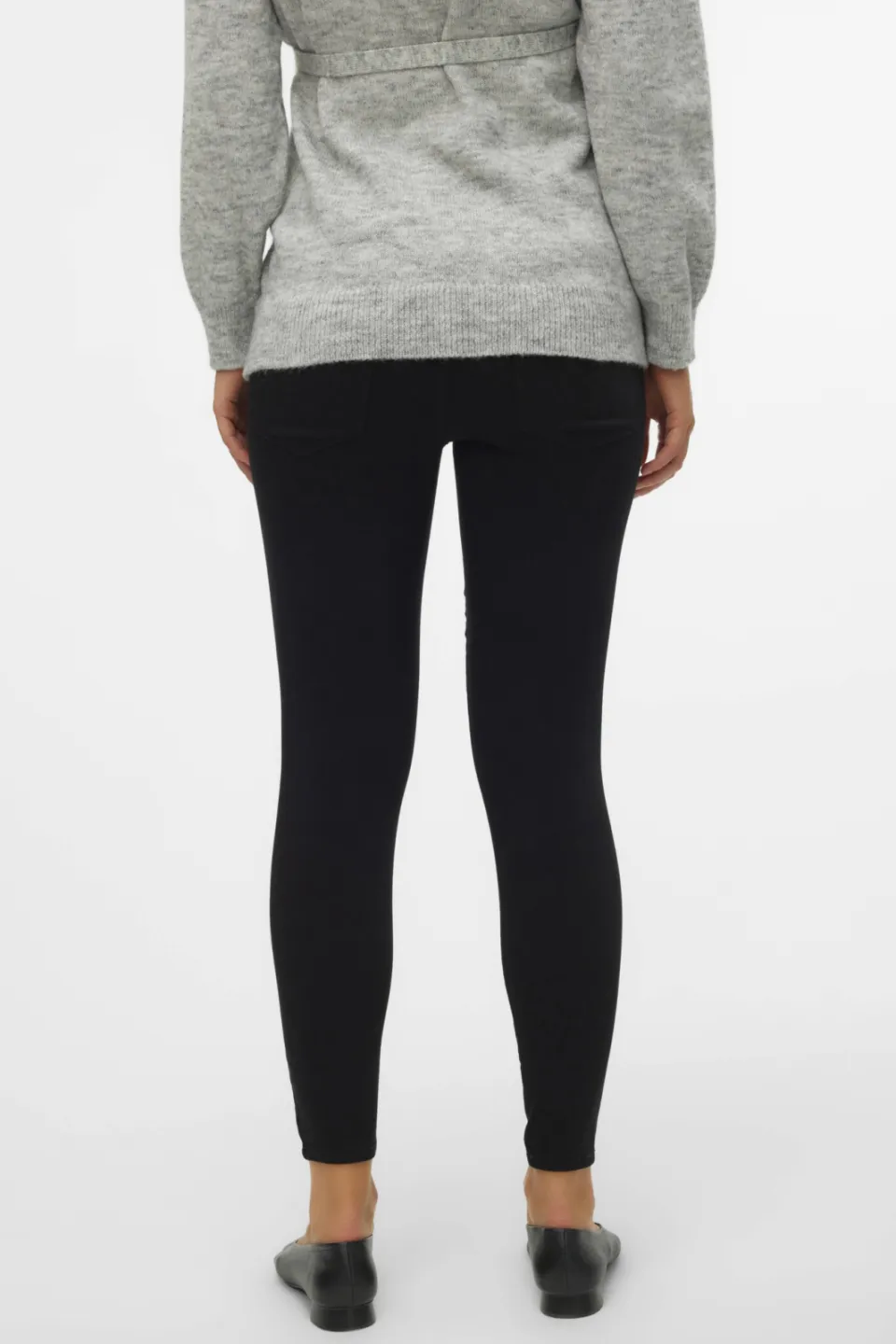 Mamalicious skinny zwangerschapsjeans MLLUCY zwart, foto 8