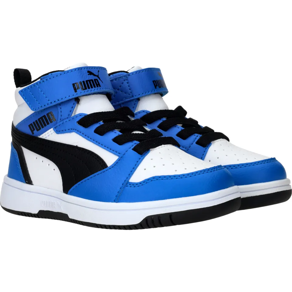 Puma Rebound V6 Mid hoge sneakers wit, foto 3