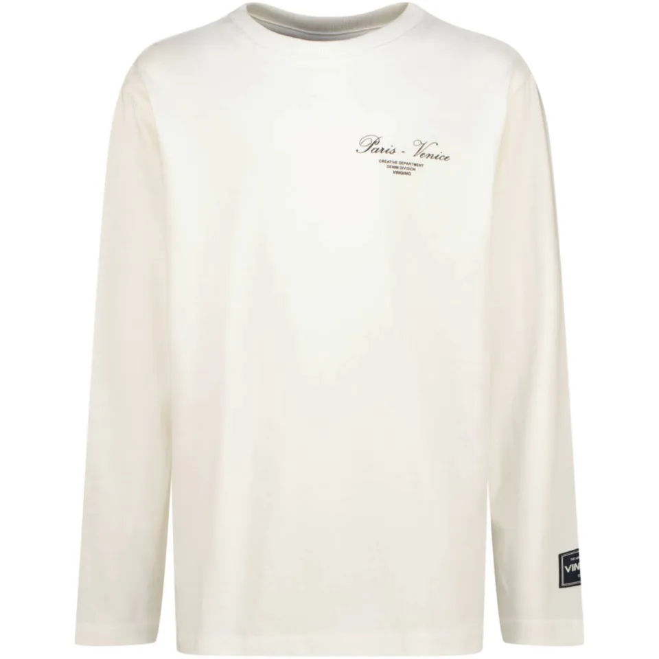 Vingino longsleeve met backprint wit, foto 2