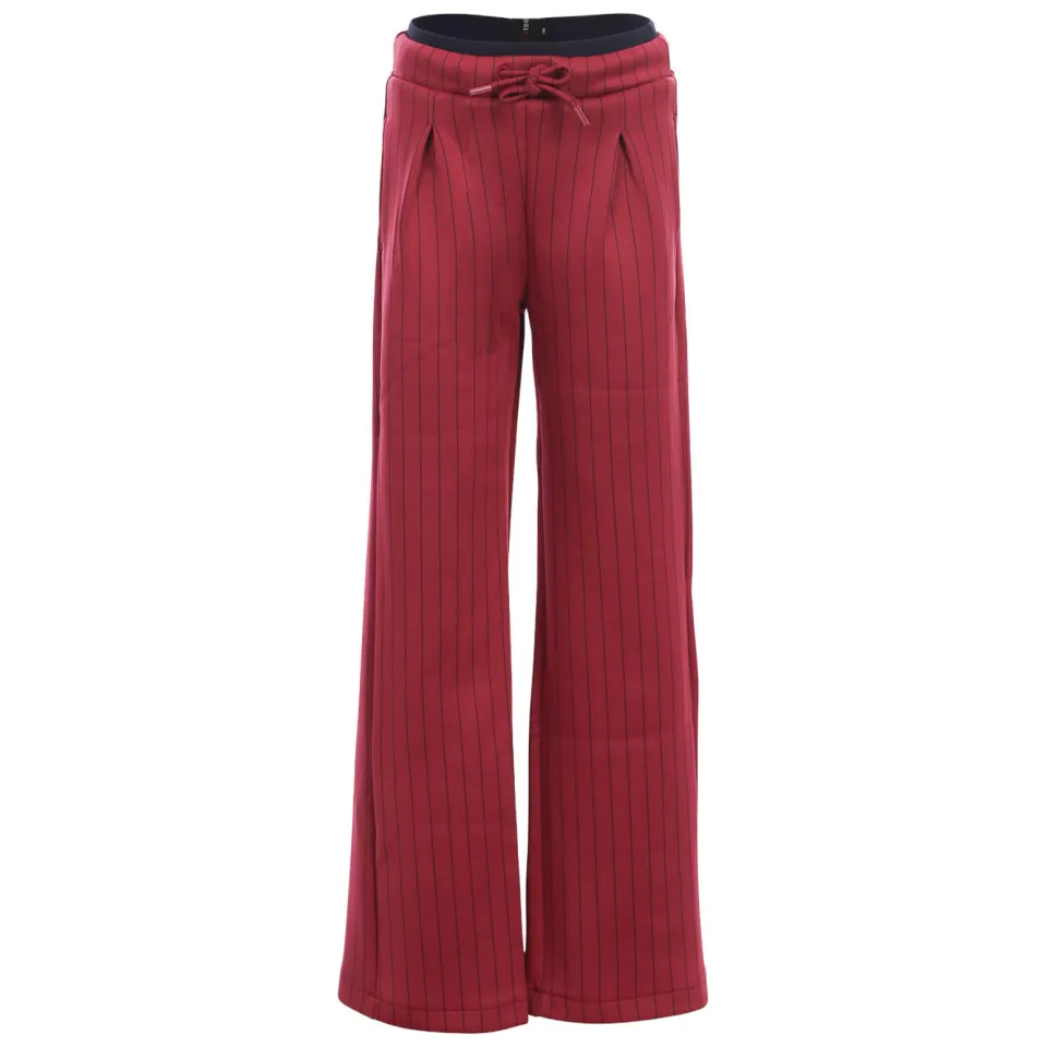 LOOXS 10sixteen sweatpant met krijtstreep donkerrood, foto 2