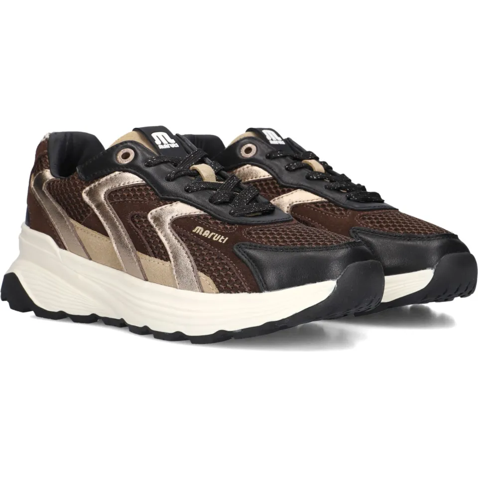 Maruti Dora sneakers bruin, foto 4