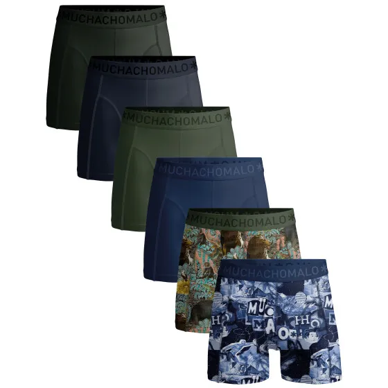 Muchachomalo Heren 6-pack boxershorts veelkleurig, foto 2