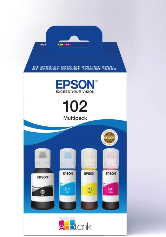 Epson 102 inktflesjes multipack