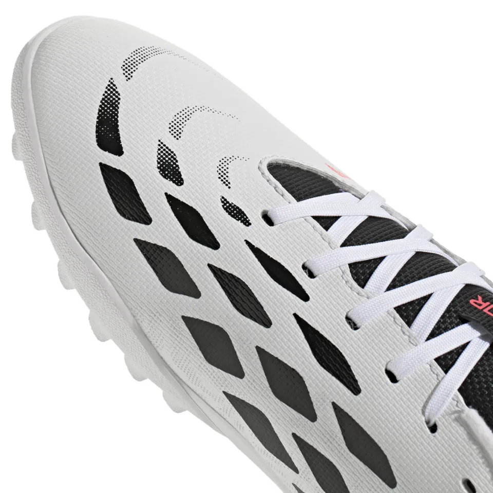 Adidas Performance Predator Club junior imitatieleren voetbalschoenen - wit/roze, foto 7
