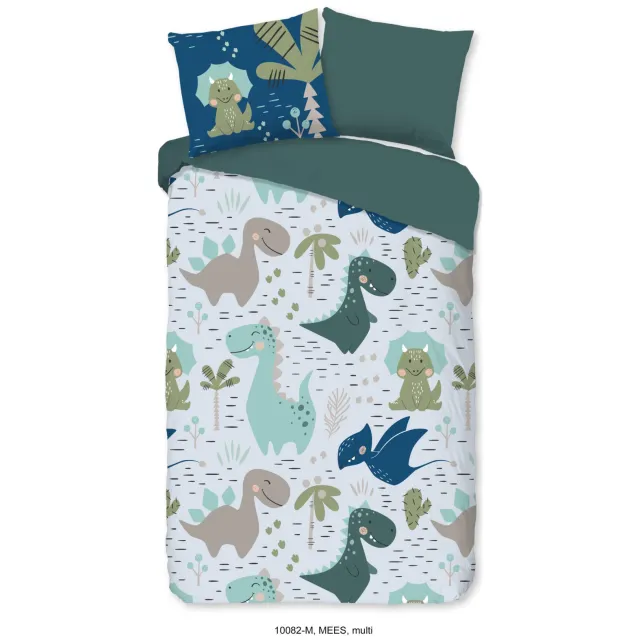 Good Morning kinderdekbed zonder overtrek dino (140x200) Multi