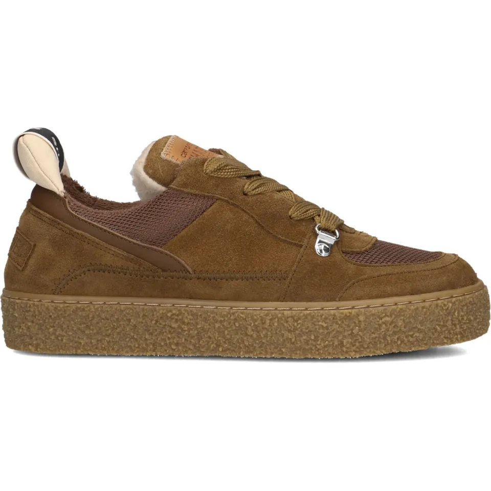 Shabbies Amsterdam Chewy Unna sneaker suède bruin Tabacco