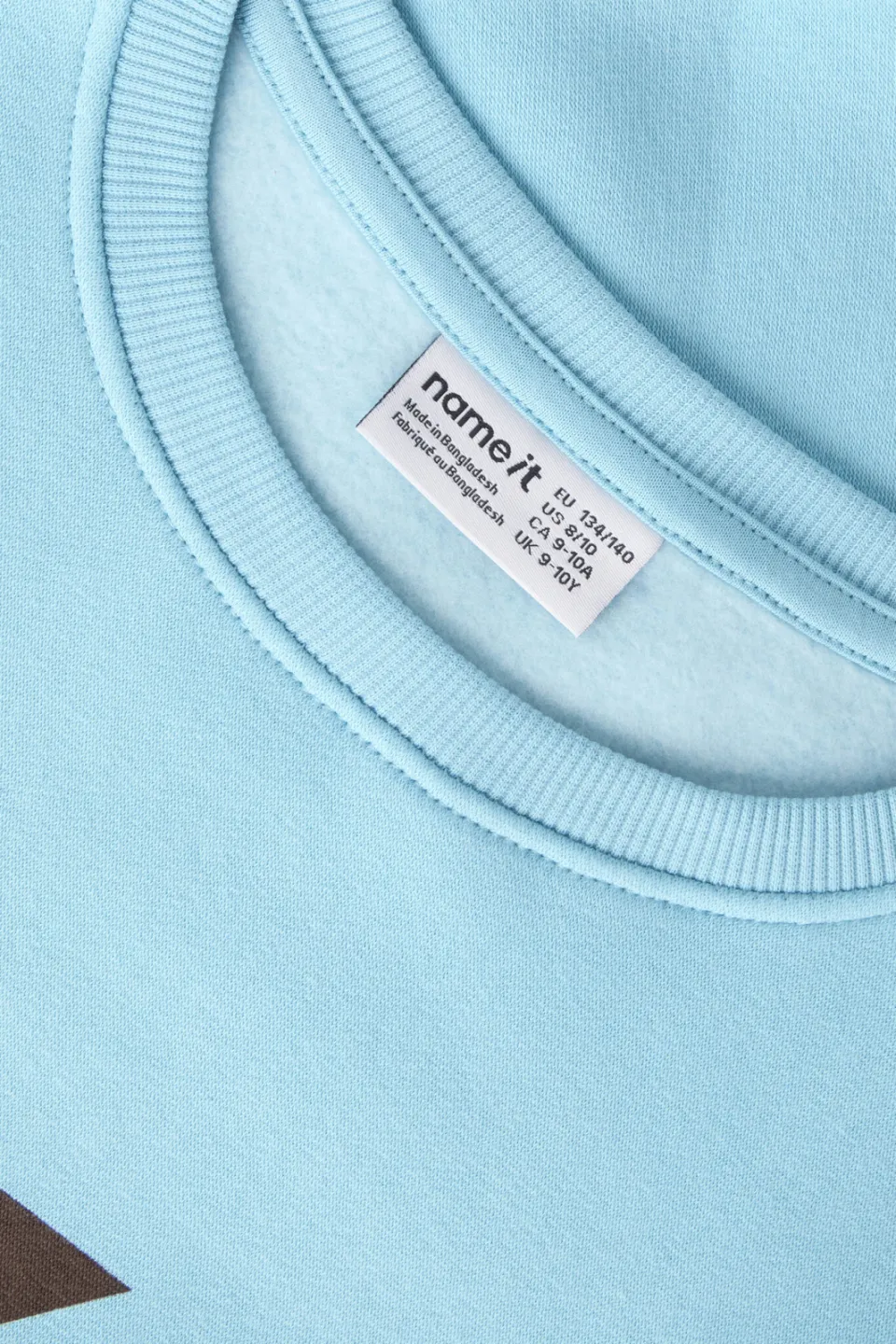 NAME IT KIDS sweater met tekst - lichtblauw, foto 6