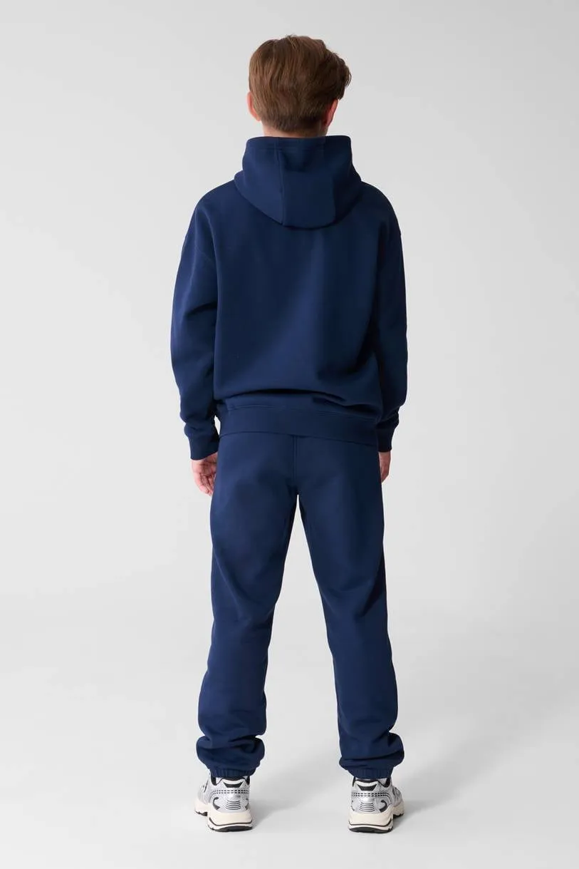 Shoeby joggingbroek met tekst donkerblauw, foto 3