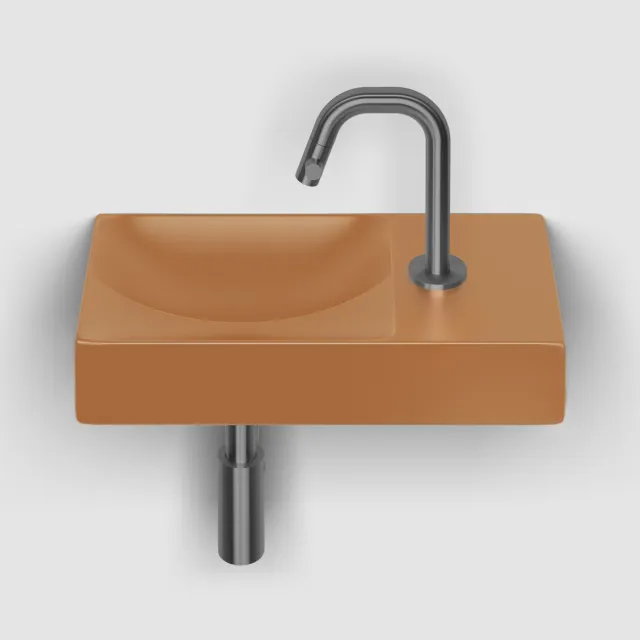 Clou Fonteinset Clou Vale Incl. Toebehoren 7x38 Cm Mat Italiaans Zand Bruin