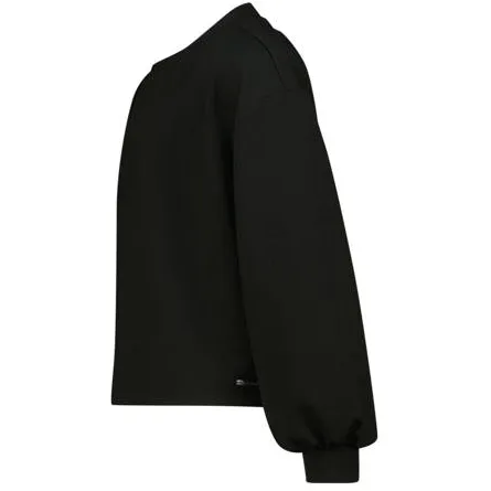 Raizzed blousetop zwart, foto 3