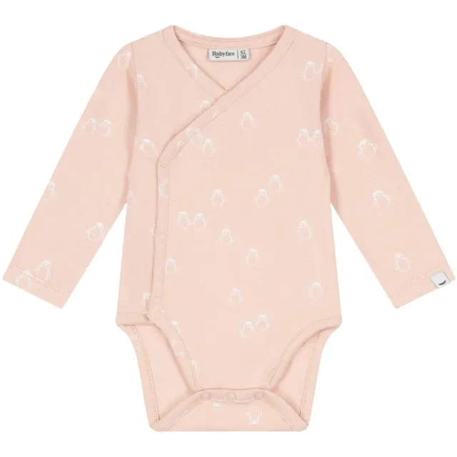 Babyface romper met print - lichtroze