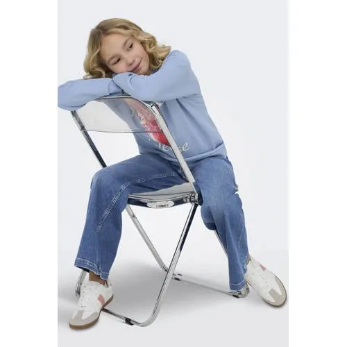 KIDS ONLY GIRL wide leg jeans dark blue denim, foto 4