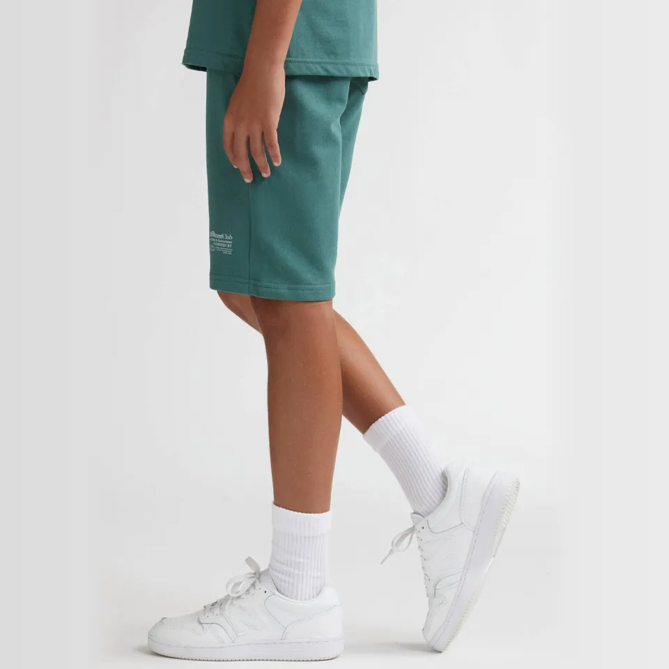 Petrol Industries regular waist sweatshort zeegroen, foto 7
