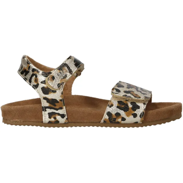 Clic! Cl-grass sandalen zilver Champagne/bruin