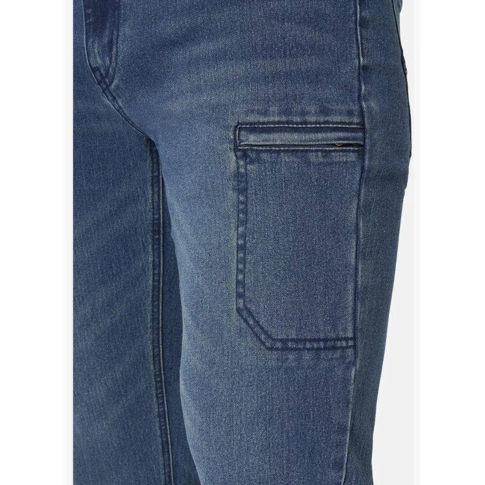 Jan Vanderstorm +FIT Collectie TUVE regular fit jeans Plus blauw, foto 4