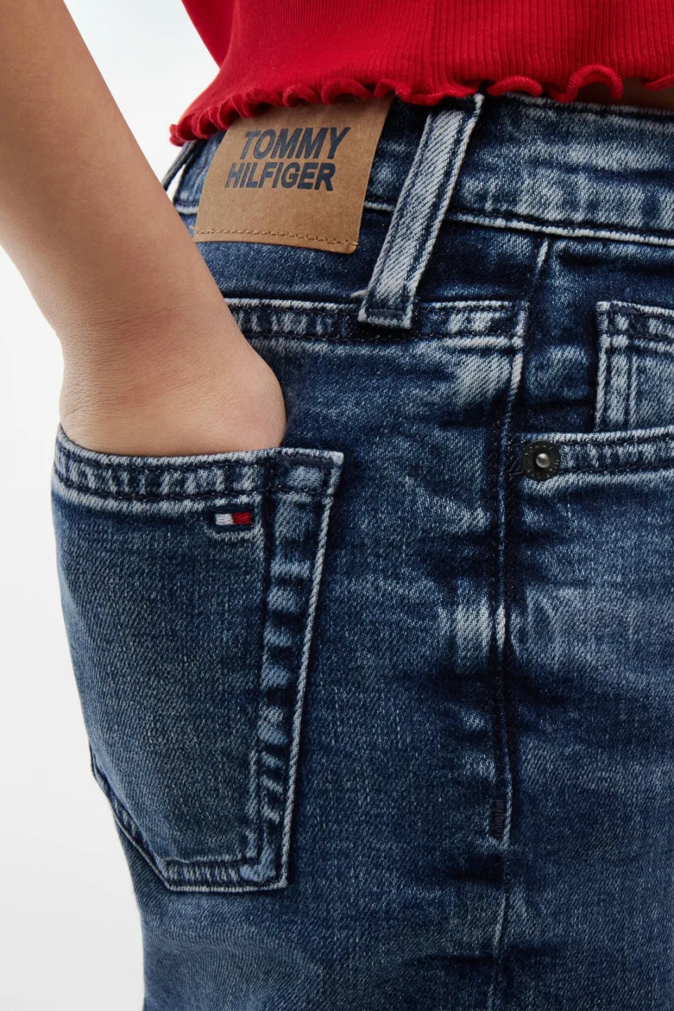 Tommy Hilfiger flared jeans - mediumblauw, foto 7