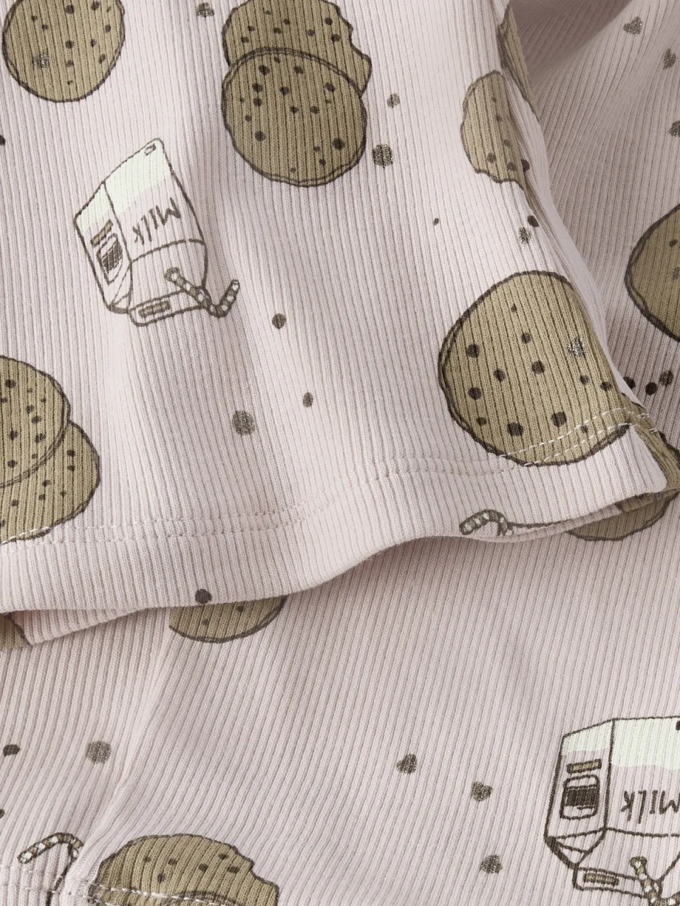 NAME IT MINI flared gebreide broek crème, foto 4