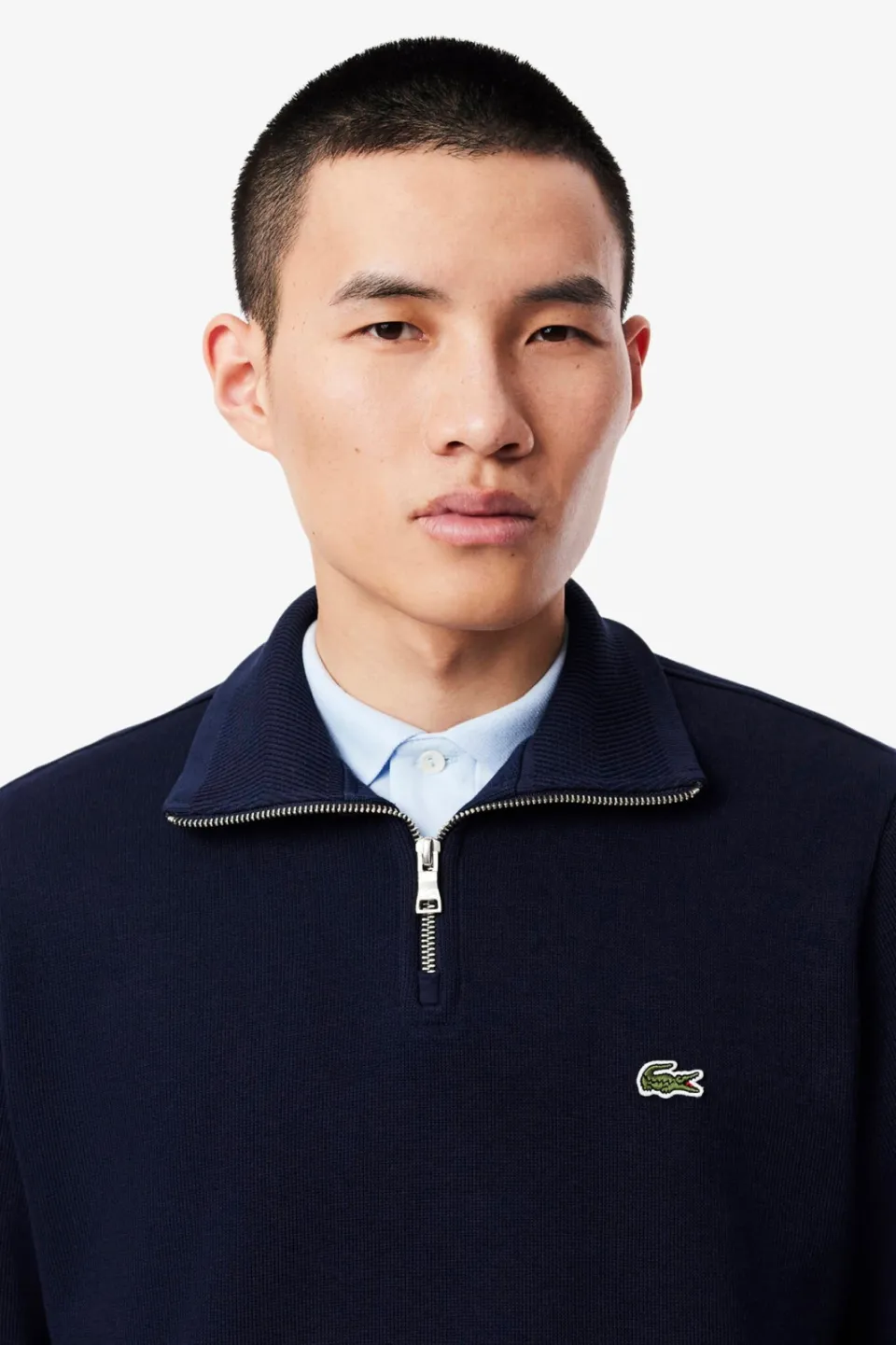 Lacoste sweater donkerblauw navy blue., foto 7