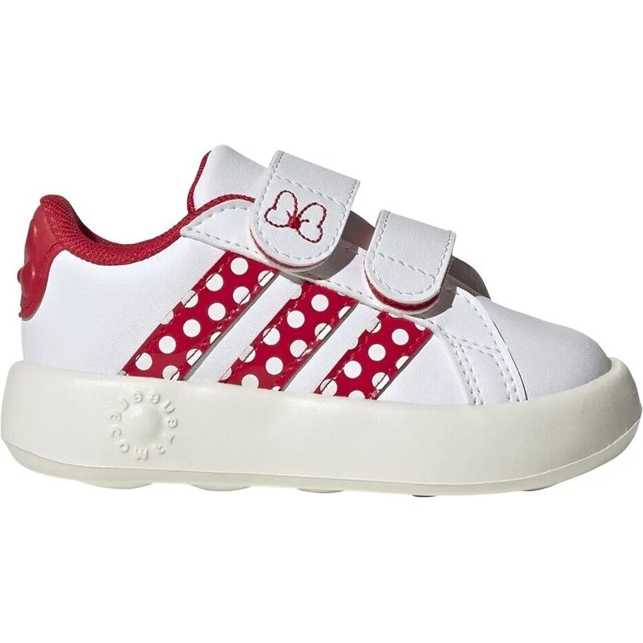 Adidas Grand Court Minnie Mouse babyschoenen wit, foto 2