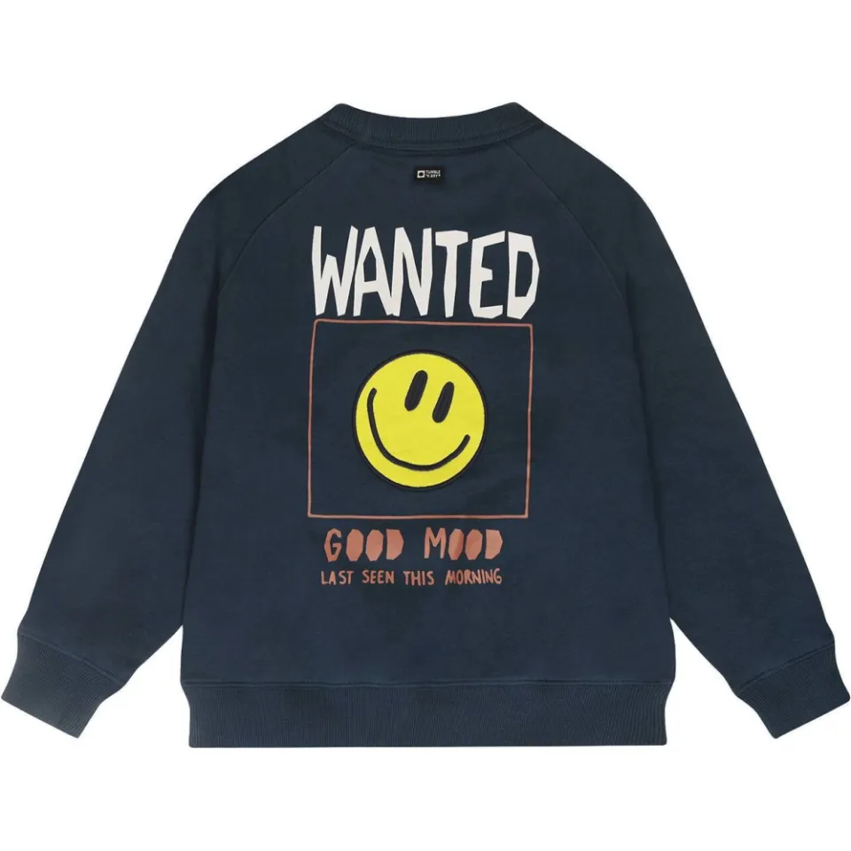 Tumble 'n Dry oversized sweater met backprint - donkerblauw, foto 3