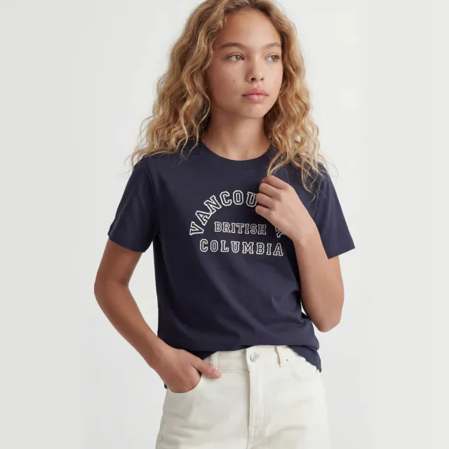 JJXX GIRL T-shirt donkerblauw, foto 4