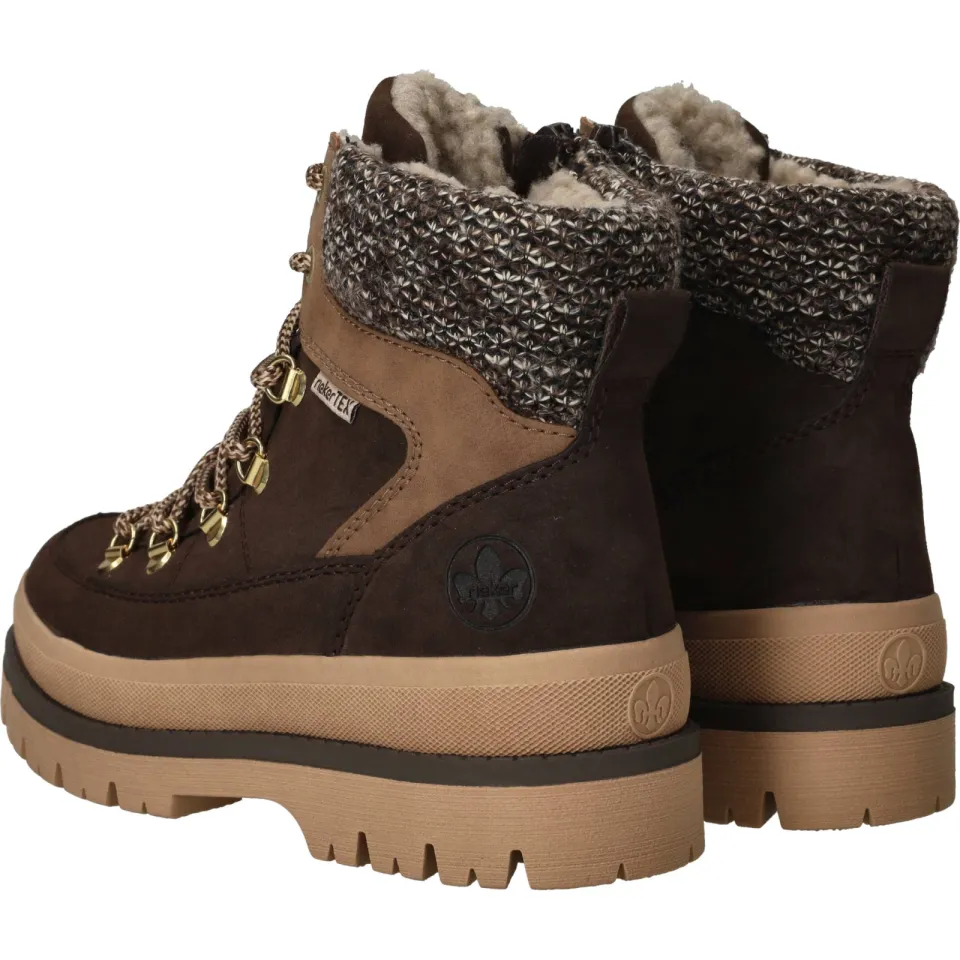Rieker Veterboots Bruin, foto 4