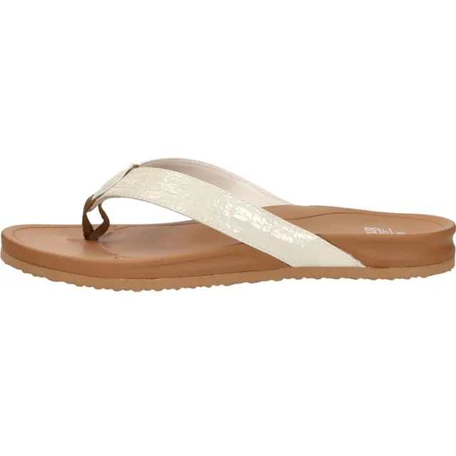 Sub55 Teenslippers Gebroken wit