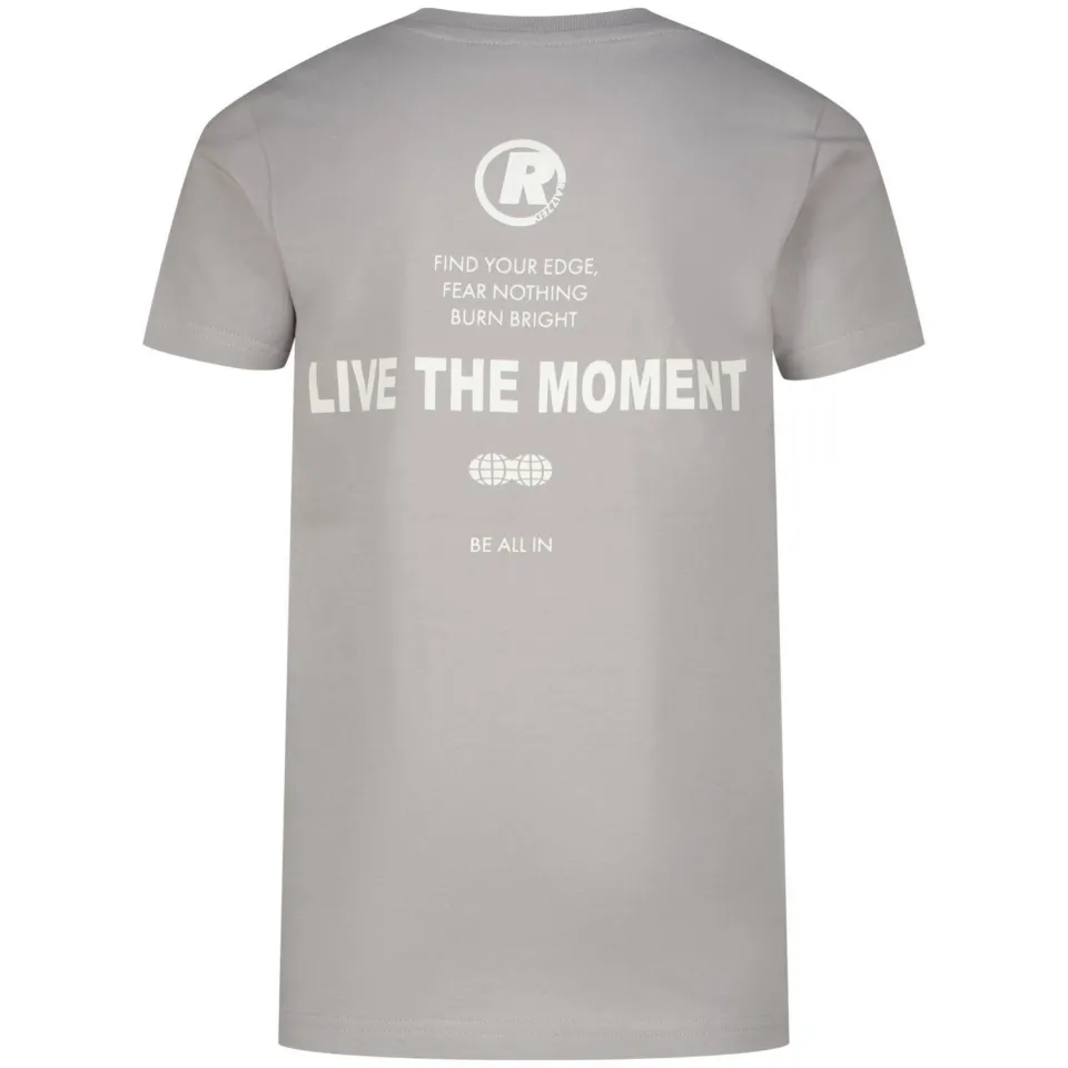 Raizzed T-shirt met backprint grijs, foto 3