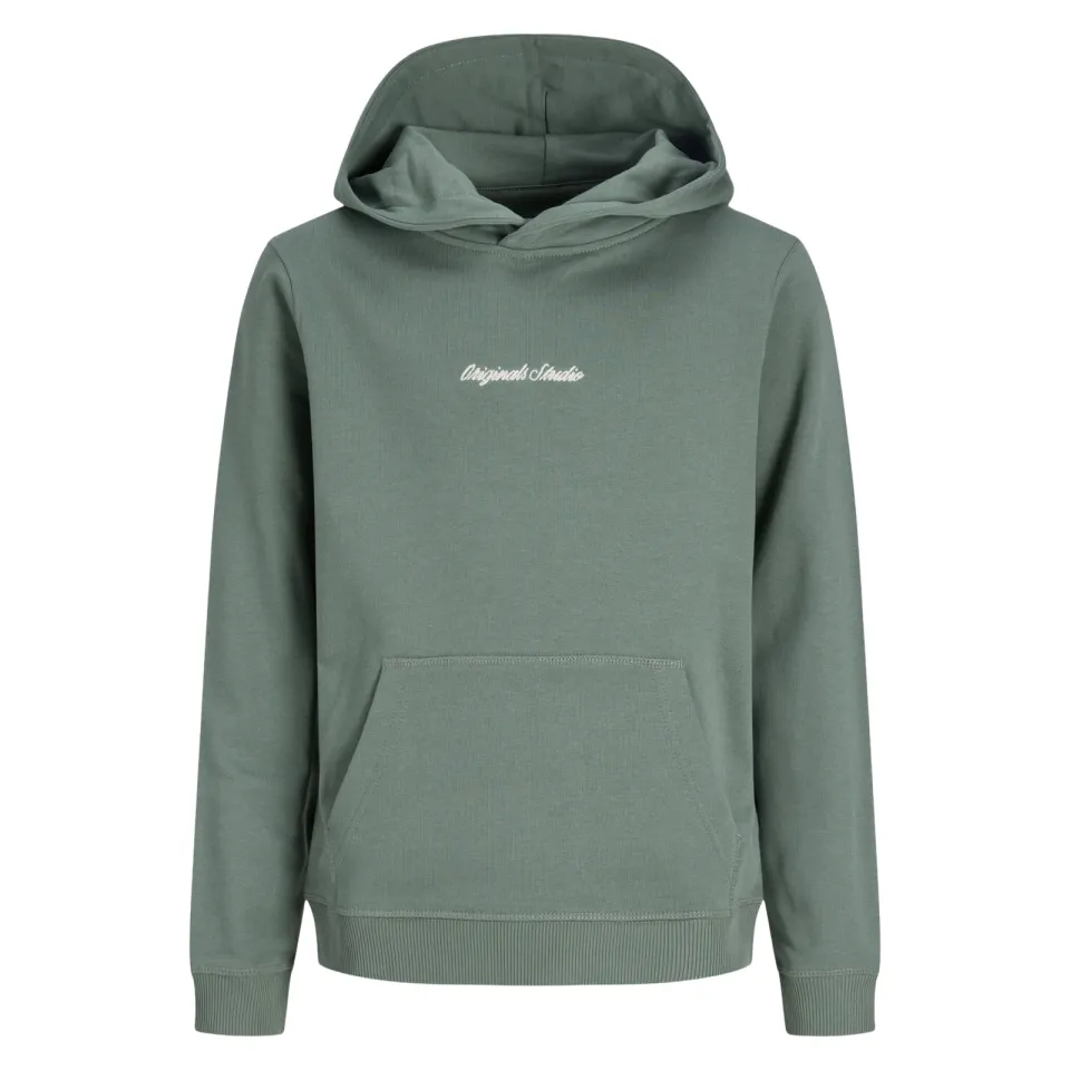 Jack & Jones JUNIOR hoodie groen, foto 2