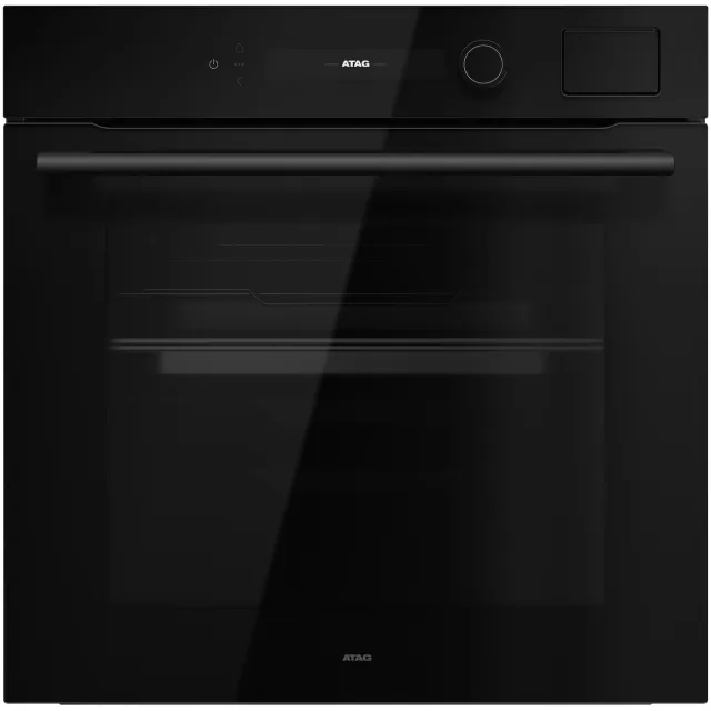 Atag CS8671D combi stoomoven zwart zwart glas
