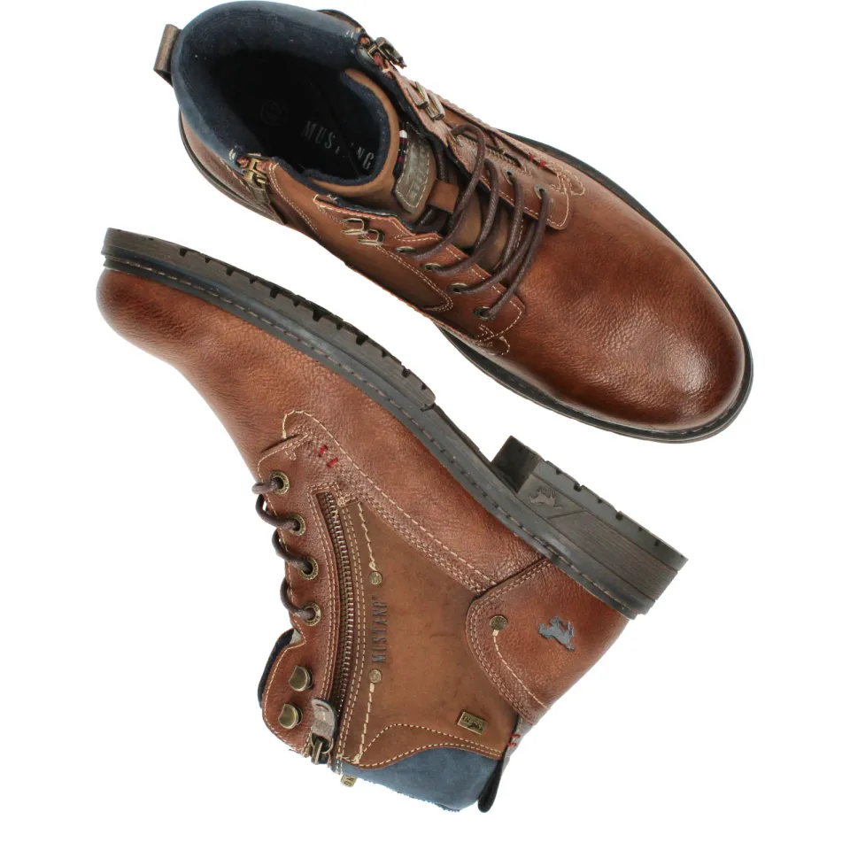 Mustang veterboots cognac, foto 7