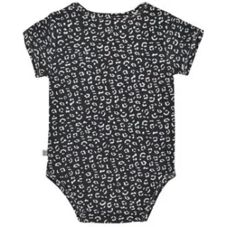 Born by Kiddo United romper antraciet/wit Grijs Jongens/Meisjes Katoen Ronde hals, foto 2