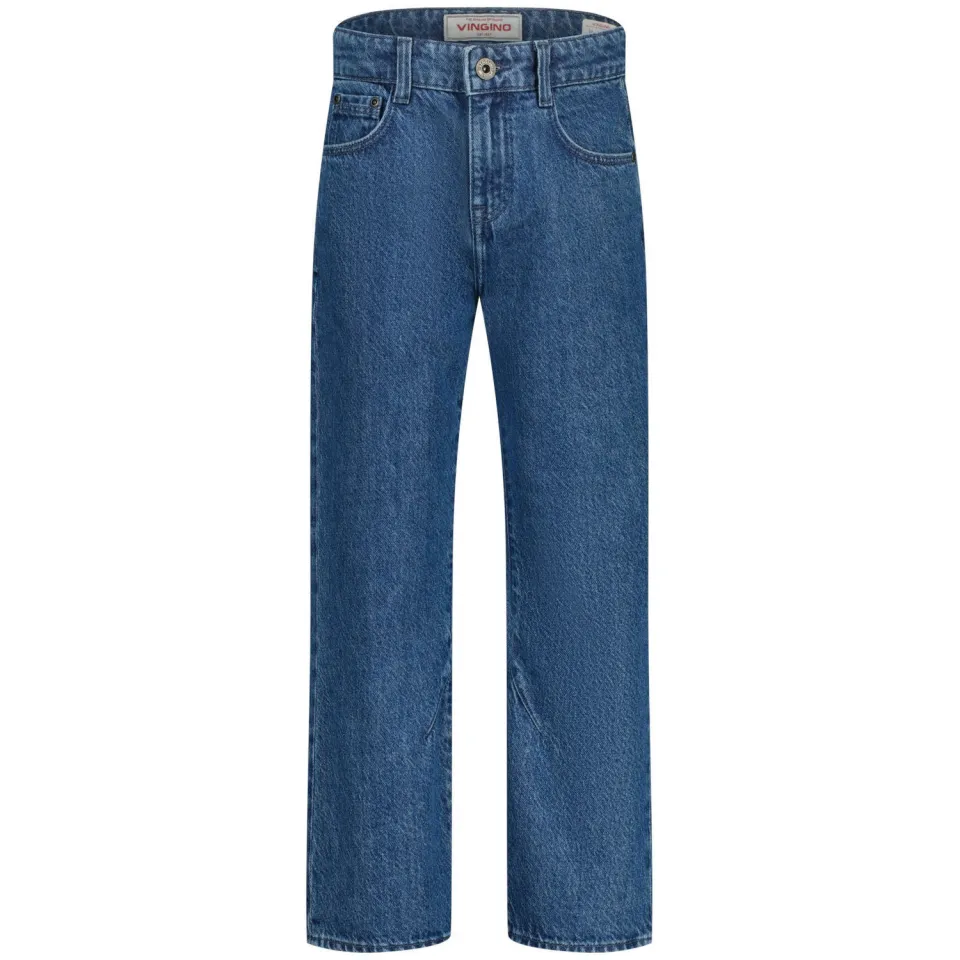 Vingino Relaxed loose fit jeans medium blue denim, foto 2