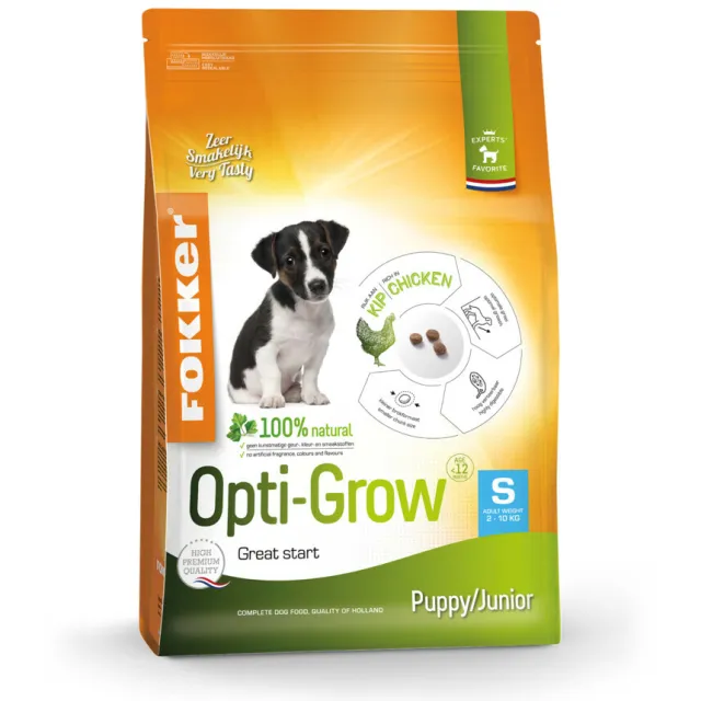 Fokker Opti-Grow S puppy/junior hondenvoer