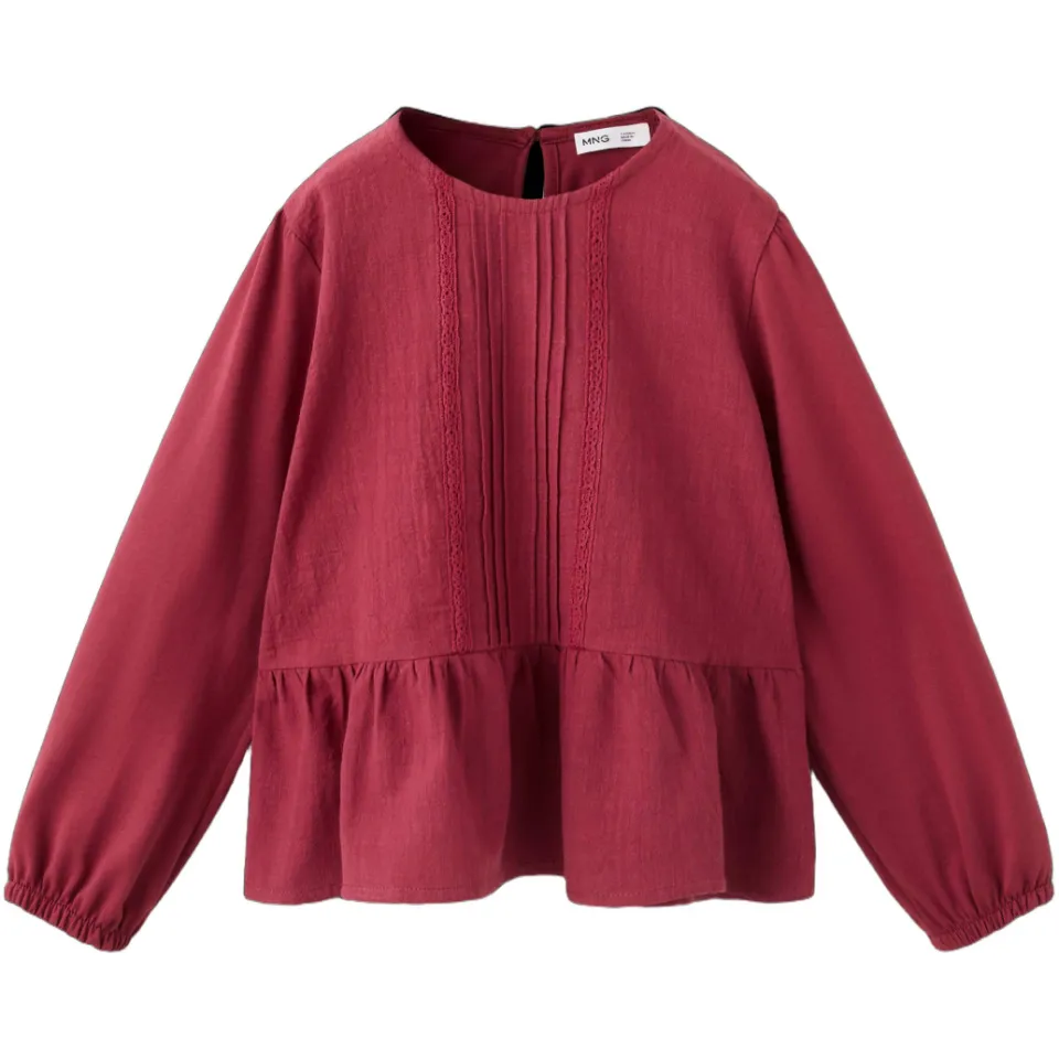 Mango blouse rood, foto 2