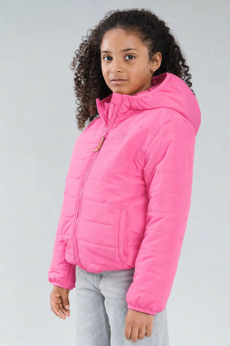 Moodstreet gewatteerde jas roze, foto 4
