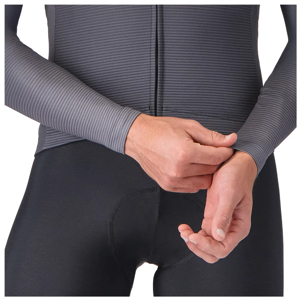 Castelli Apice Thermal fietsshirt lange mouwen grijs, foto 5