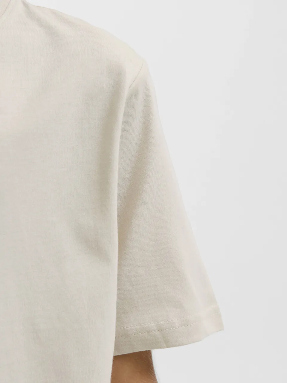 Jack & Jones junior T-shirt beige met tekst, foto 8
