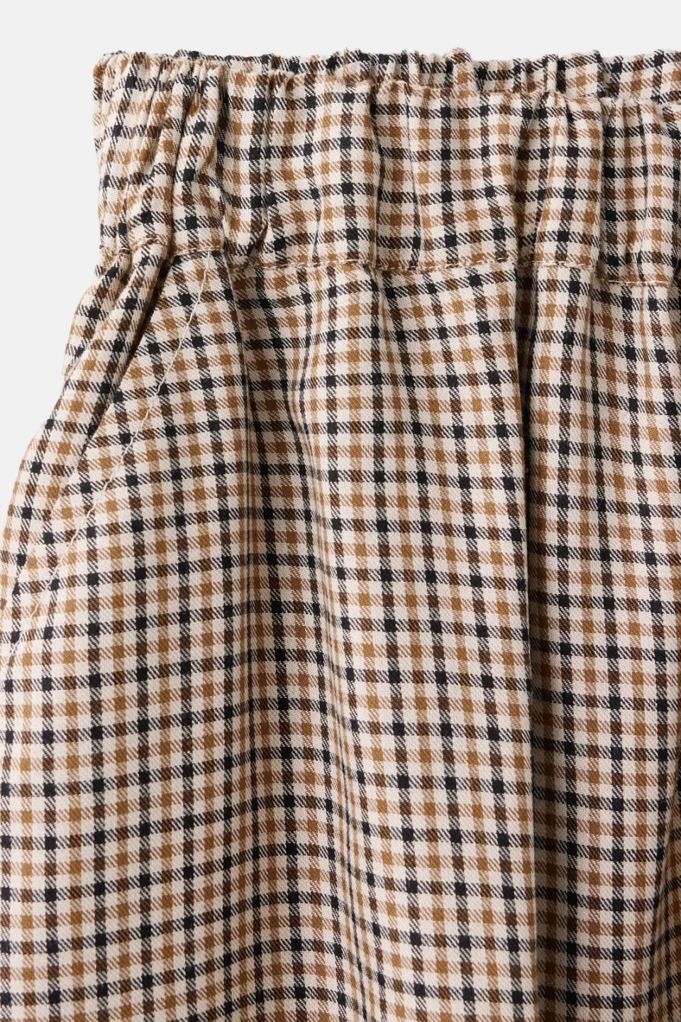 Mango Kids geruite korte rok beige, foto 7