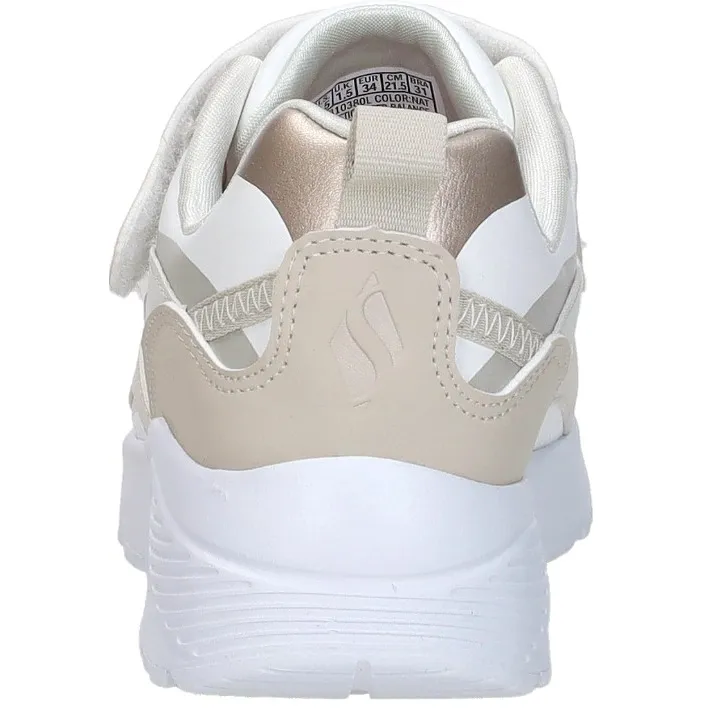 Skechers Uno Lite Metallic Burst sneakers beige, foto 7
