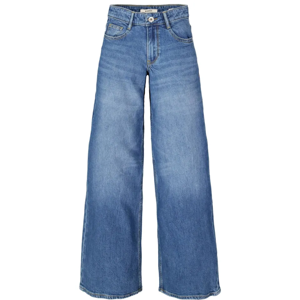 Garcia Marall wide leg jeans - middelblauw medium blue denim, foto 3