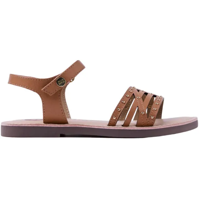 Gioseppo leren sandalen cognac