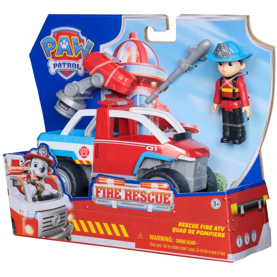 PAW Patrol Fire Rescue Vehicle Ryder speelvoertuig rood, foto 5