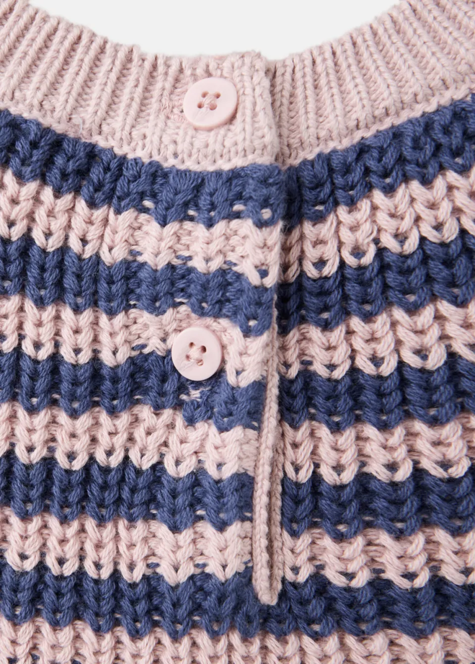 Mango Kids katoenen gestreepte spencer - roze/paars, foto 5