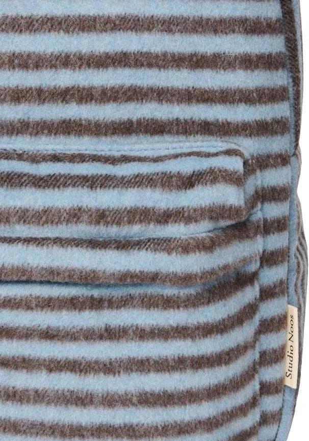 Studio Noos Rugtassen Stripy Wool Midi Backpack Lichtblauw - One size, foto 5