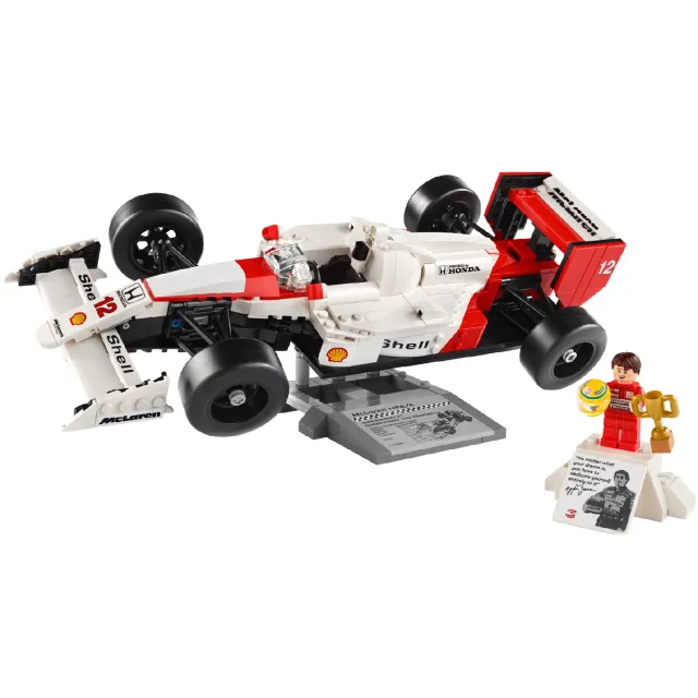 Lego Icons McLaren MP4/4 en Ayrton Senna Model Auto Bouwpakket voor Volwassenen 10330