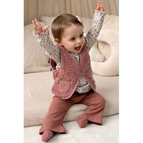 Feetje Dress to Impress flared broek mauve, foto 3