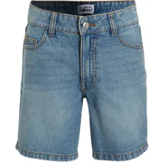 Me & My Monkey Tijmen denim short lichtblauw